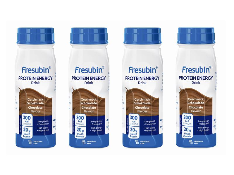 Fresubin Protein Energy Drink Schokolade 4 x 200 ml Hochkalorische Trinknahrung für besondere medizinische Zwecke