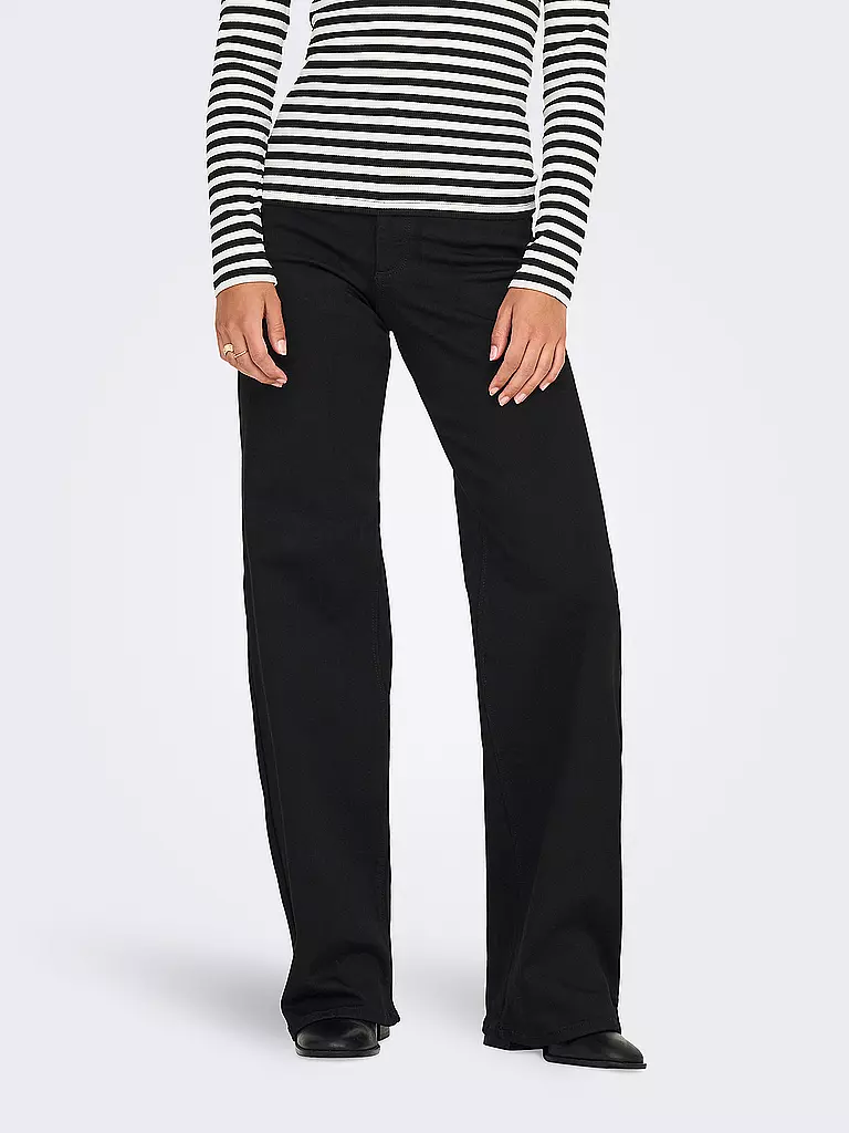 ONLY Jeans Wide Leg ONLMADISON BLUSH schwarz