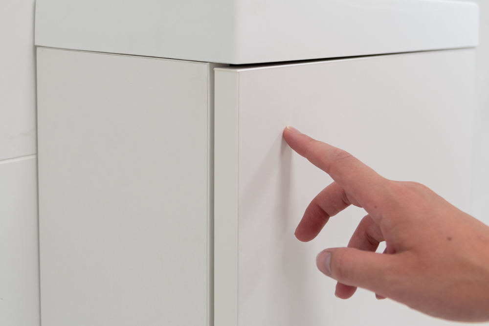 Sanigoods Minimo toiletmeubel 40cm mat wit met mat witte fontein zonder kraangat