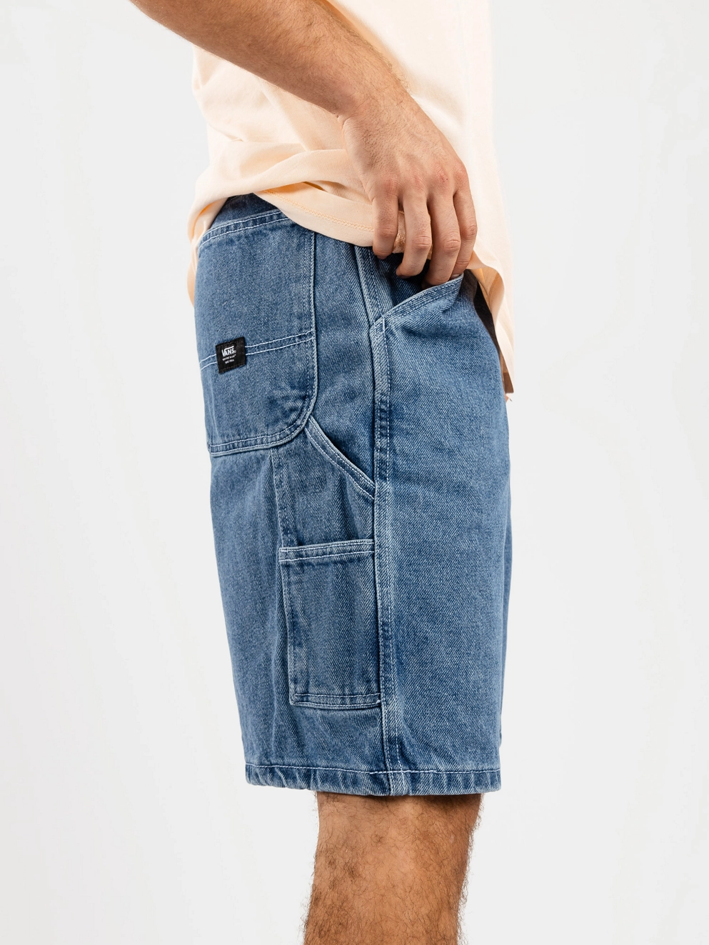 Vans Drill Chore Loose Denim Shorts stone wash