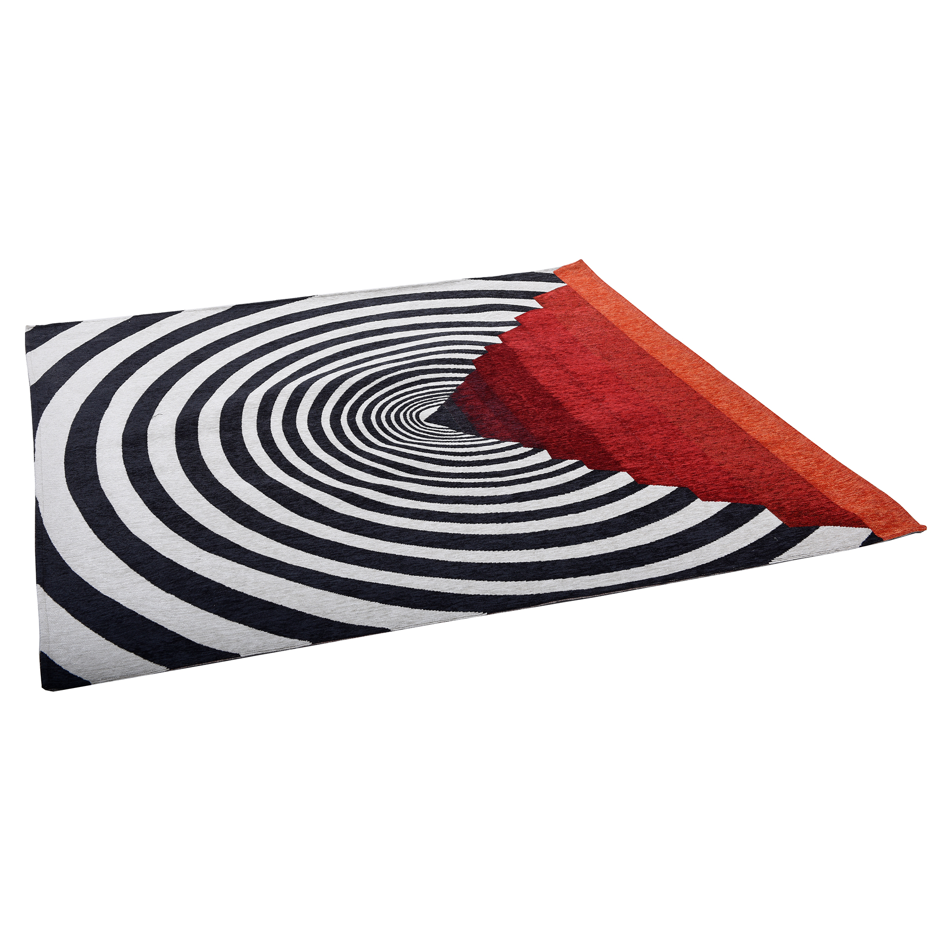 Teppich COSIMA - rot multi - 160x160 cm