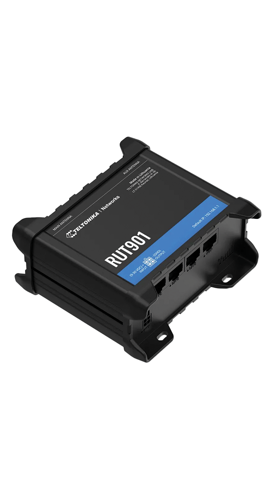 Teltonika DSL/WLAN Module RUT901 Industrial Cellular Router Schwarz