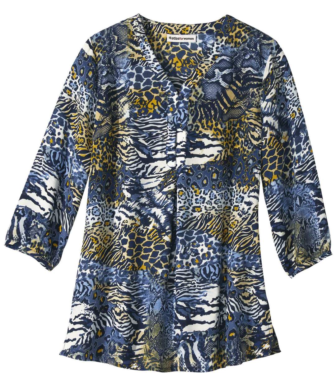Blouse Crêpe Motif Animalier