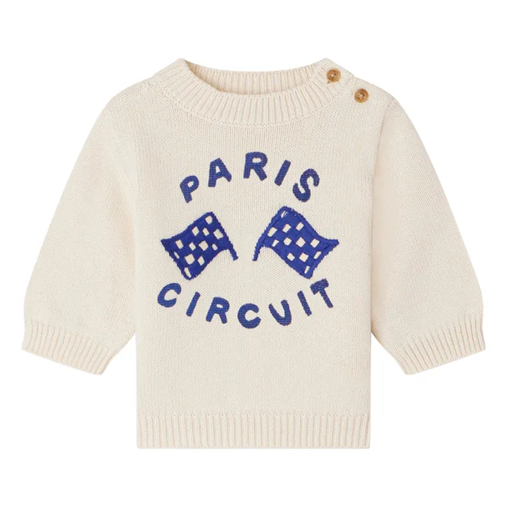 Bonpoint Pull Cachemire Circuit Almire | Bleu