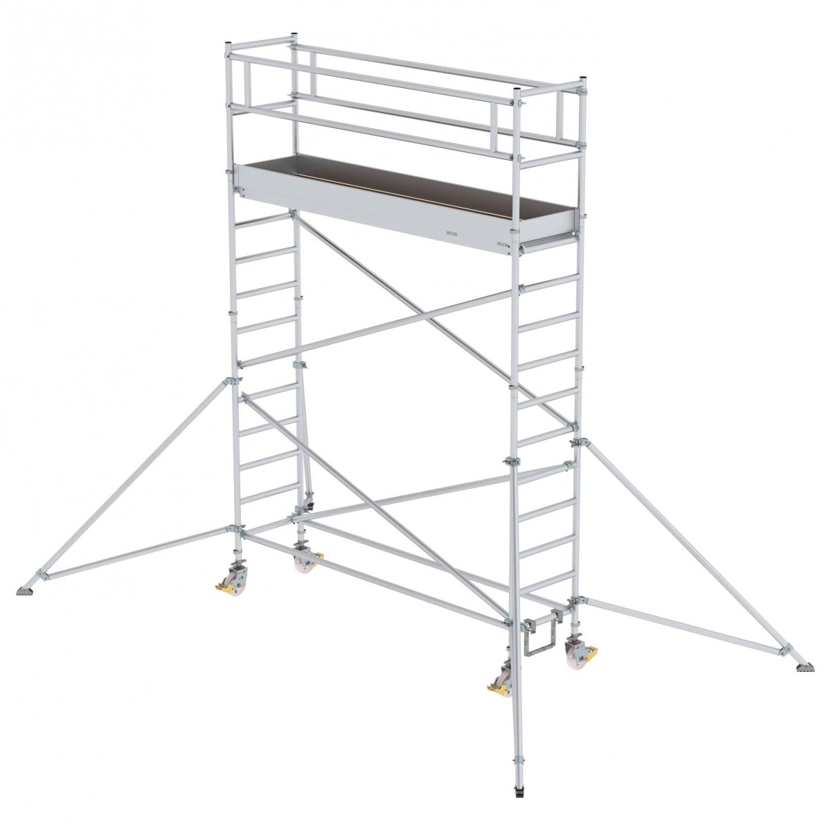 MUNK aluminium rolsteiger met stempel 3,00x0,75m platform 5,07m AH