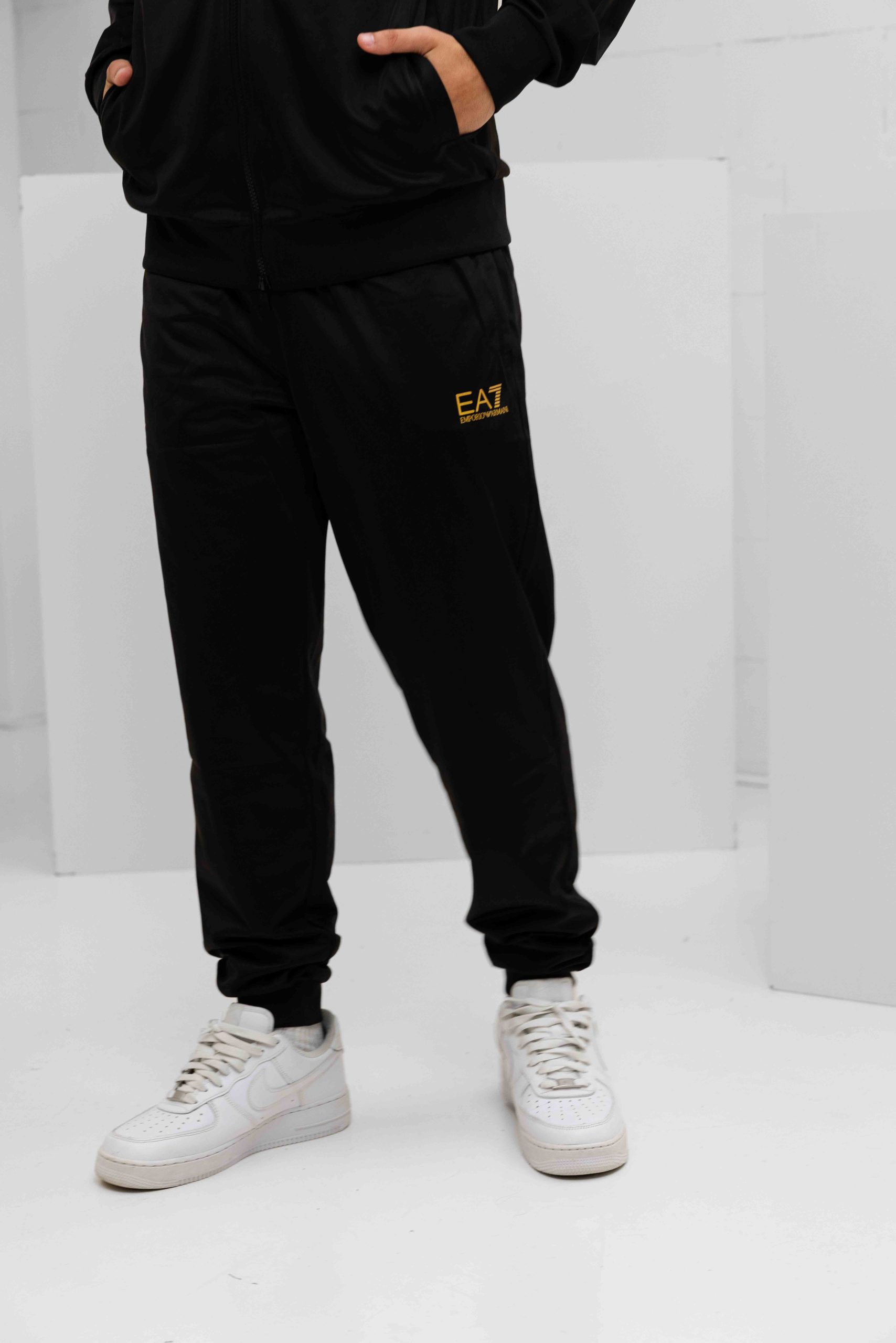 EA7 Emporio Armani 8NPV65 Trainingspak Heren Zwart/Goud
