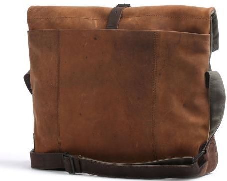 Harold's - Twister Messenger - Leer - Natur - 36 cm Laptopcompartiment