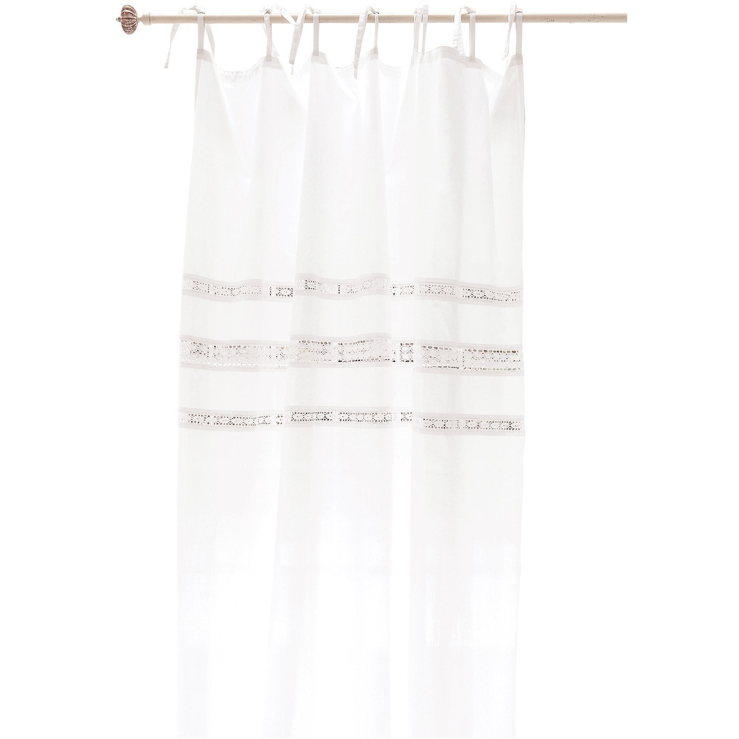 Gardine Lisburn 250/135 cm | weiß