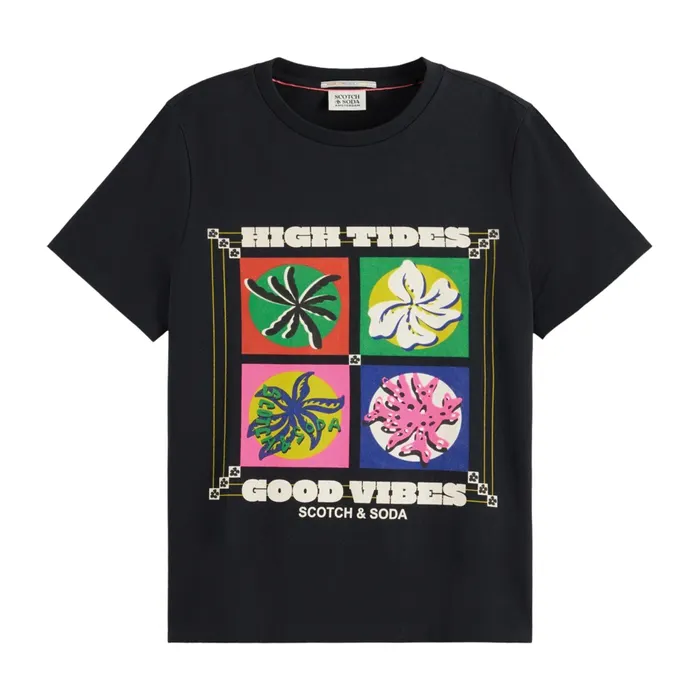 Scotch & Soda Front Artwork Shirt Dames