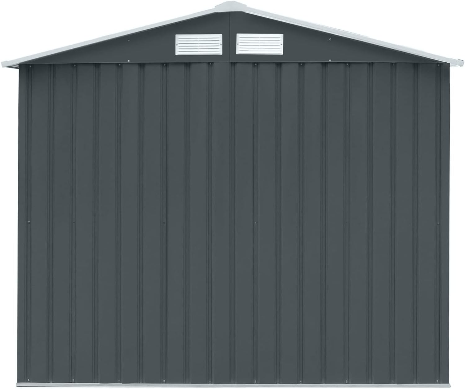 S100 XL Metall Gerätehaus Verschiedene Größen Geräteschuppen Garten Schuppen Gartenhaus Grau Anthrazit