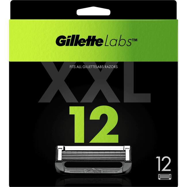 GilletteLabs Navulmesjes 12 Stuks