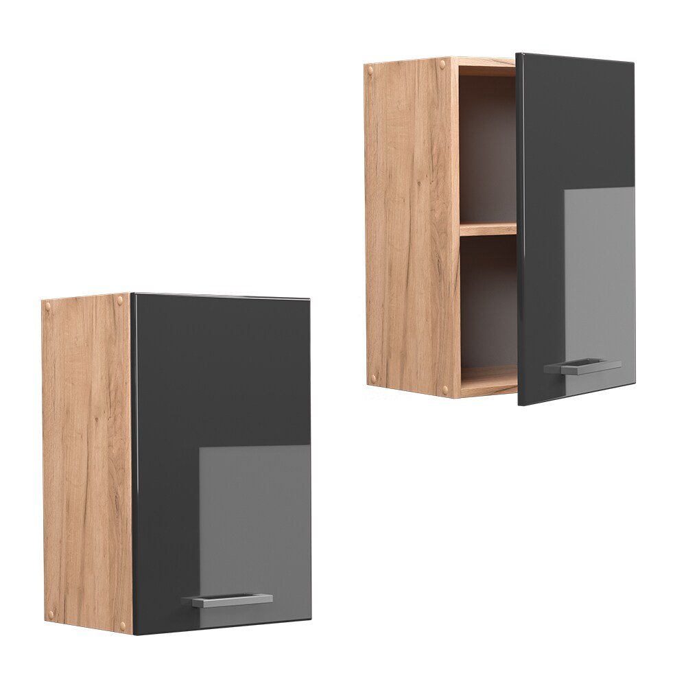 Vicco Hängeschrank Küchenschrank Küchenzeile R-Line 40 cm Goldkraft Anthrazit