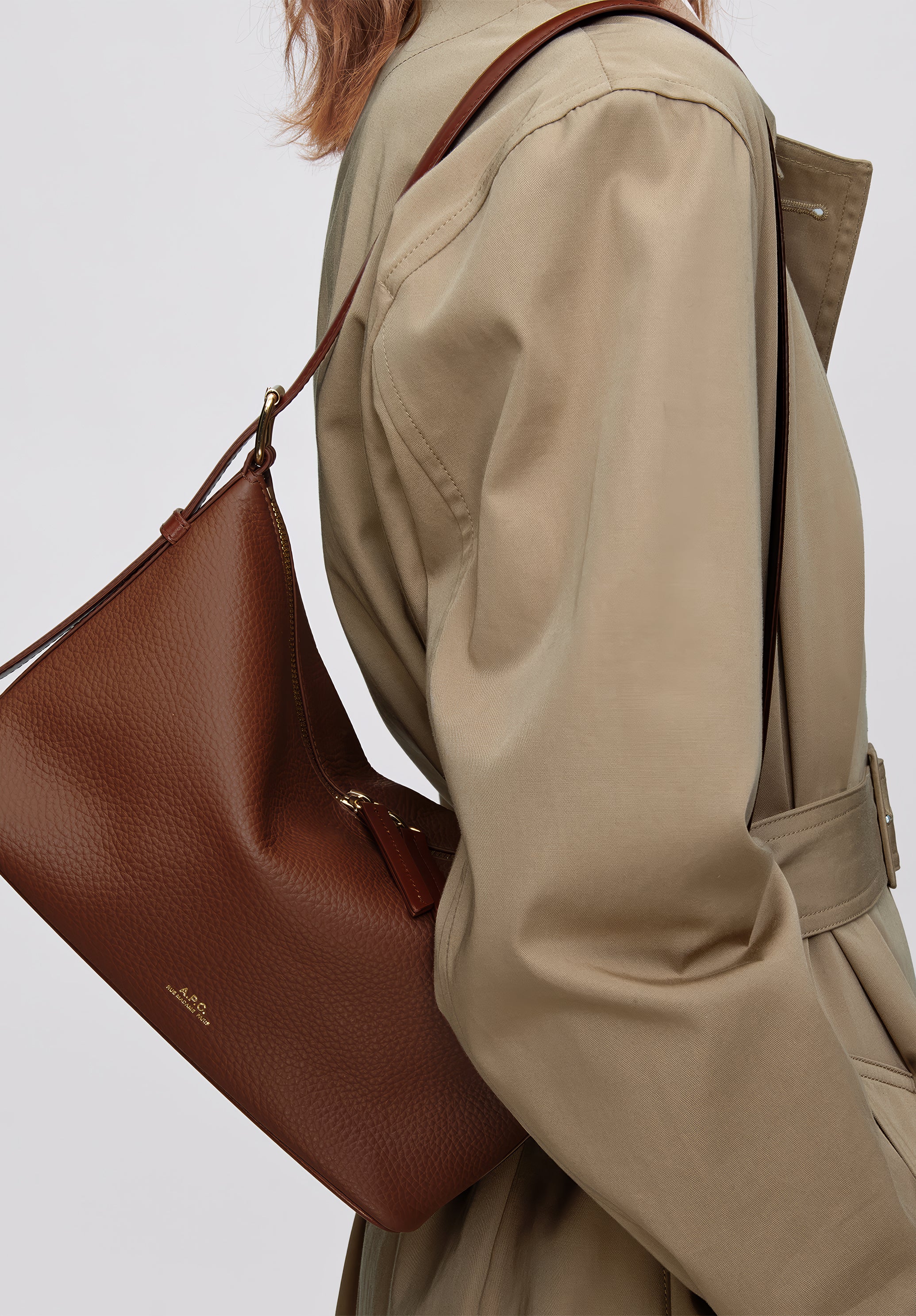sac vera shoulder - Noisette