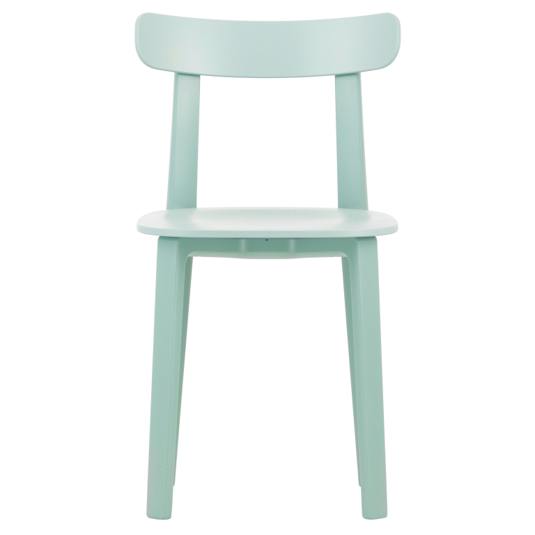 Vitra All Plastic stoel ice grey viltglijder