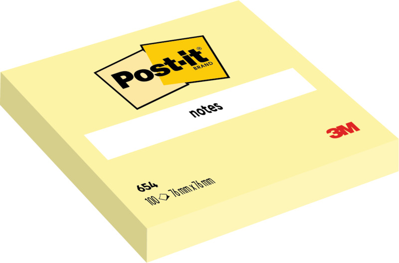 Post-it Haftnotizen, 76 x 76 mm, 100 Blatt