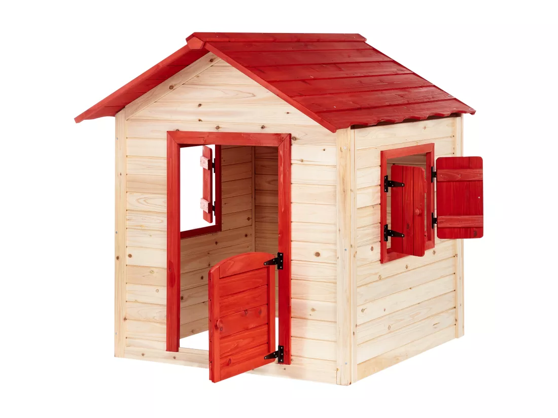 Cabane de jardin pour enfants PELOPIO Rouge