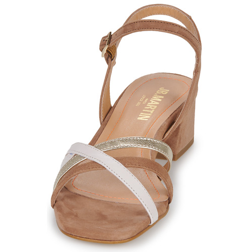 JB Martin - VICTORIA - Velours camel / or / craie