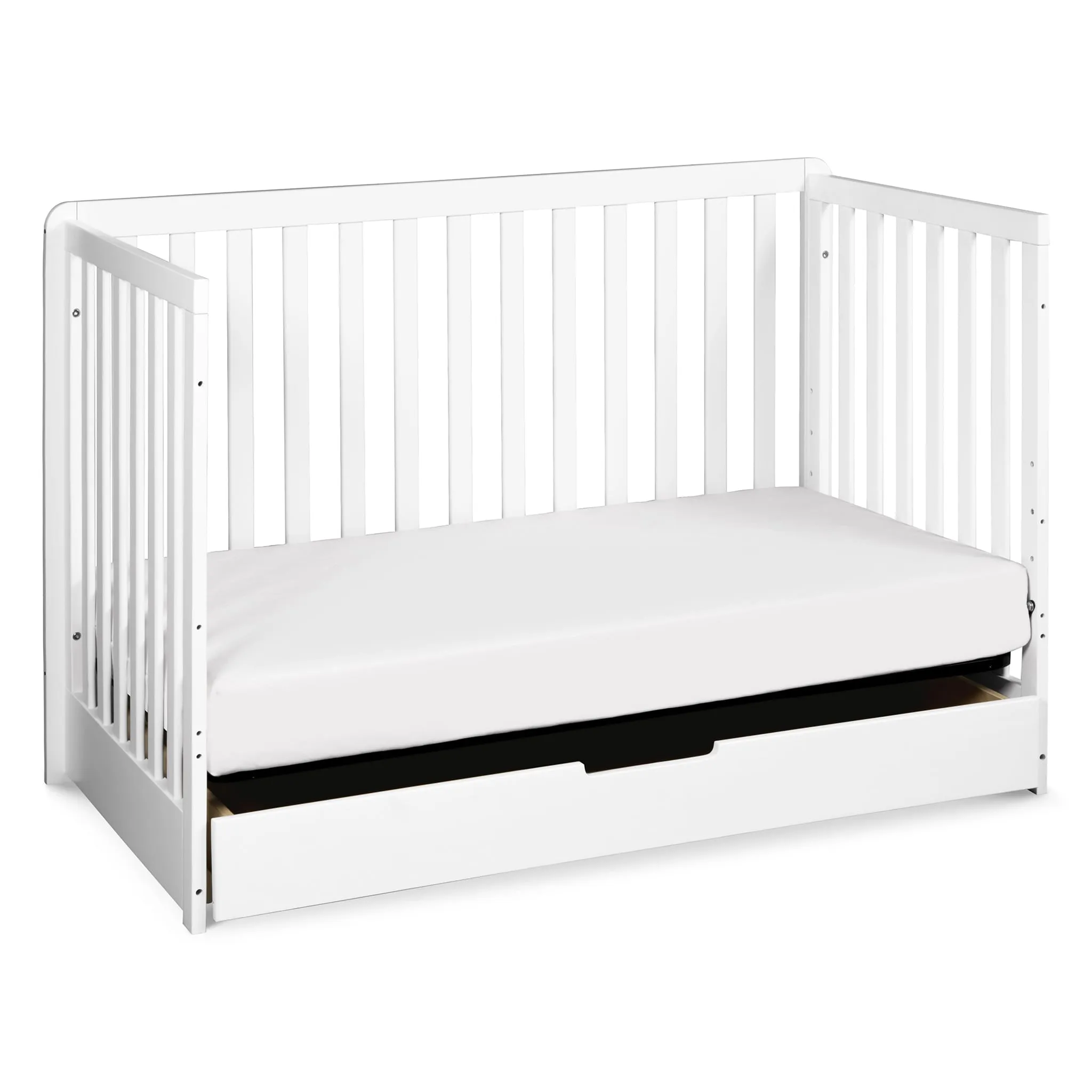 DaVinci Couchette Convertible 4-en-1 Colby avec Tiroir Gigogne - Blanc