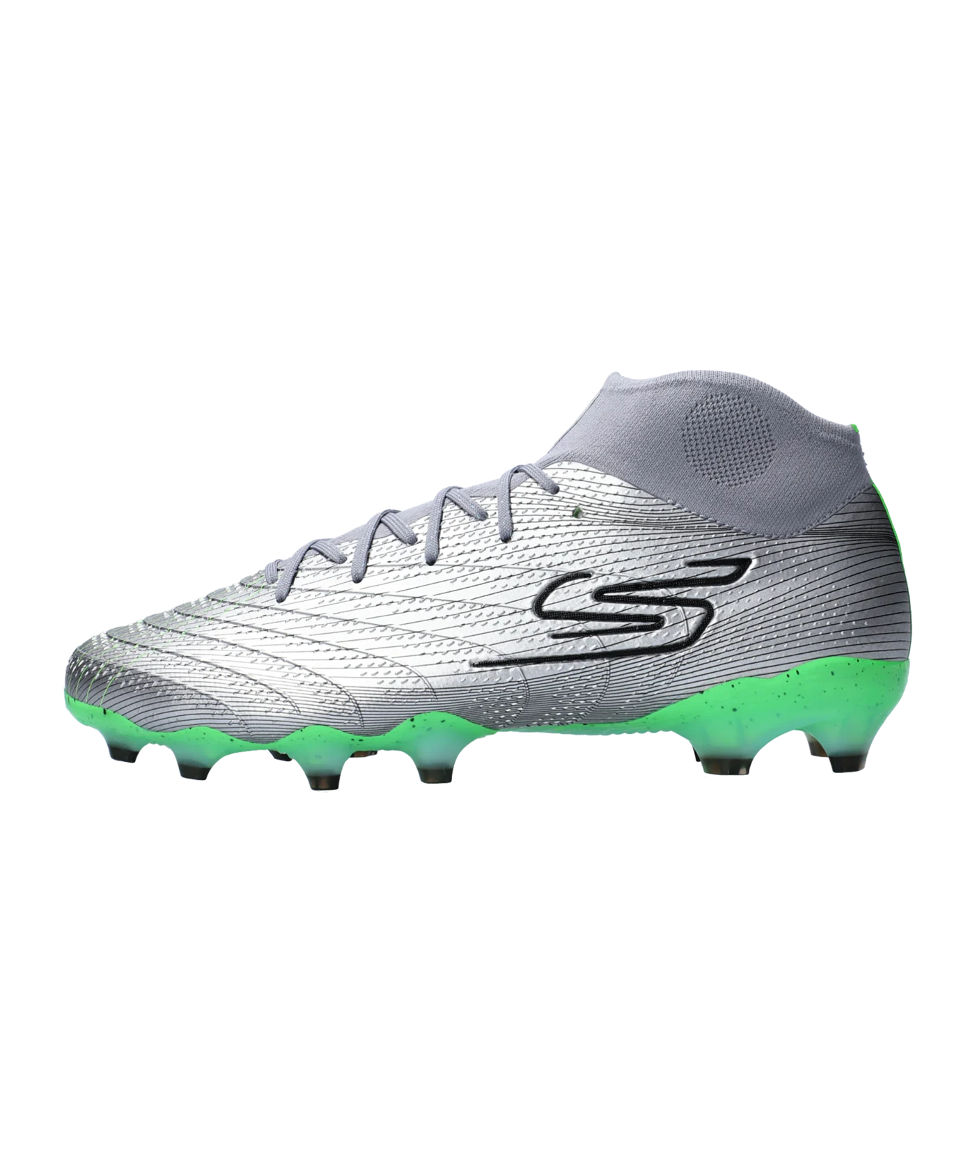 Skechers SKX 01 High FG Laser-Comfort Silber FSLLM