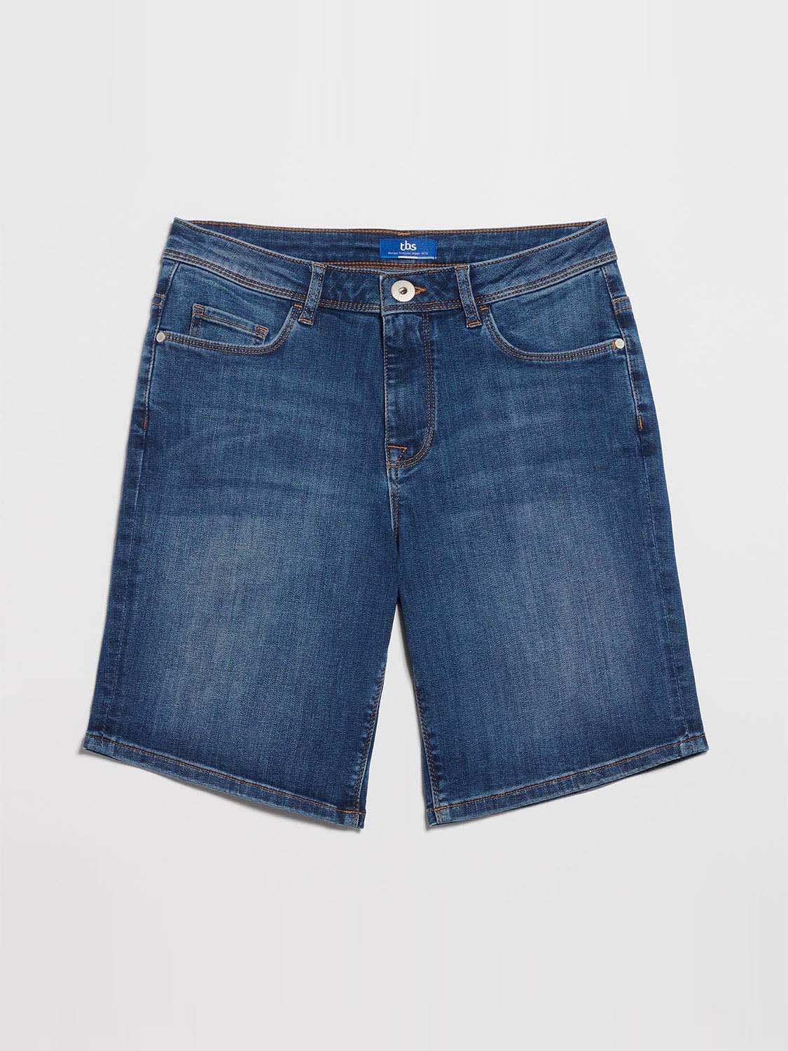 Bermuda Femme Coton Biologique Bleu