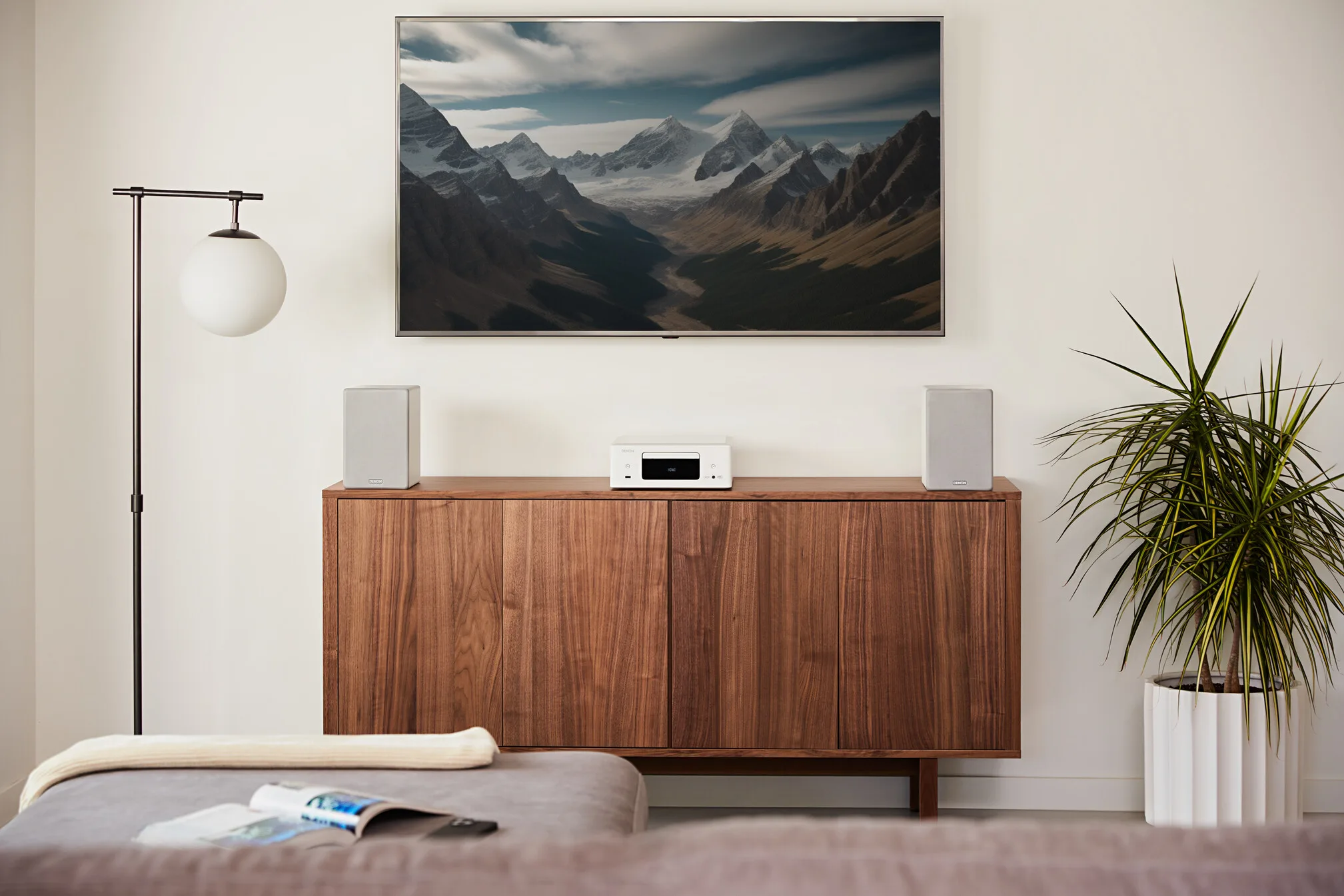 Denon Ceol RCD-N12 Blanc Amplis hi-fi stéréo