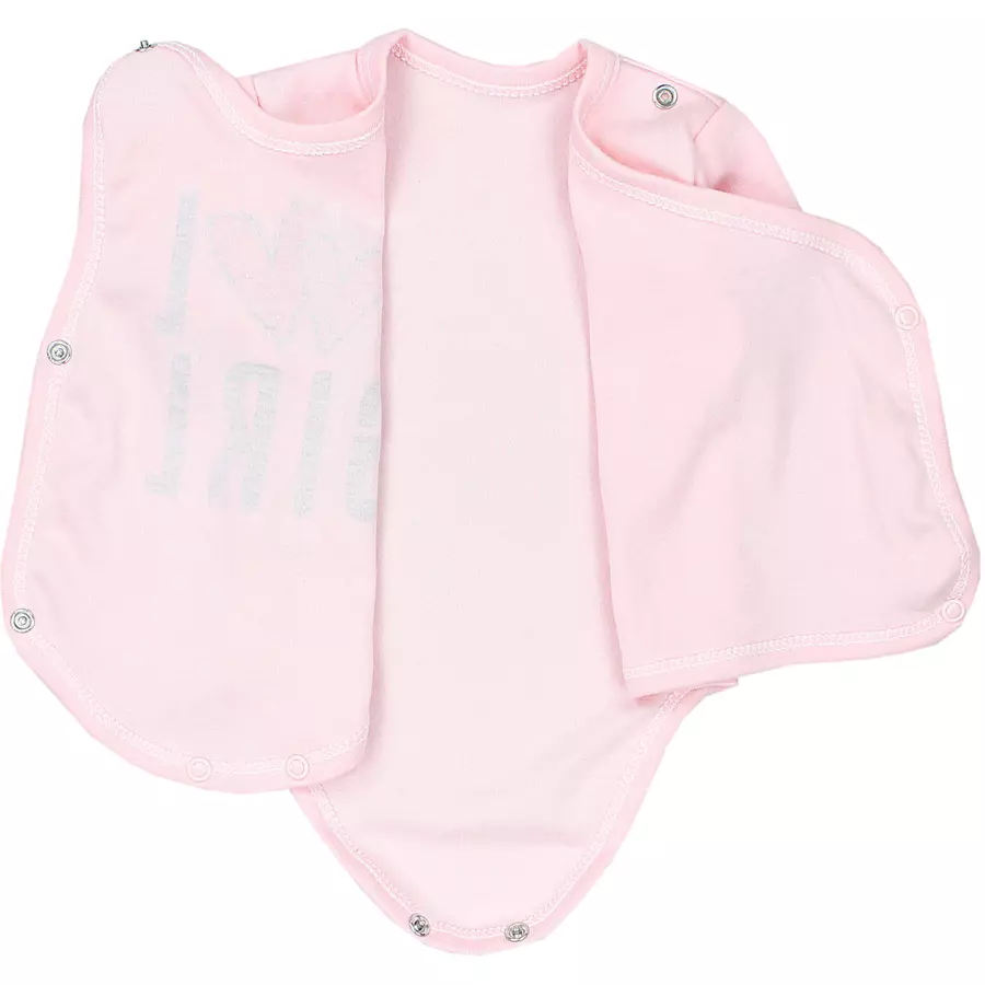 TupTam Baby Mädchen Kurzarm Wickelbody 5er Set apricot