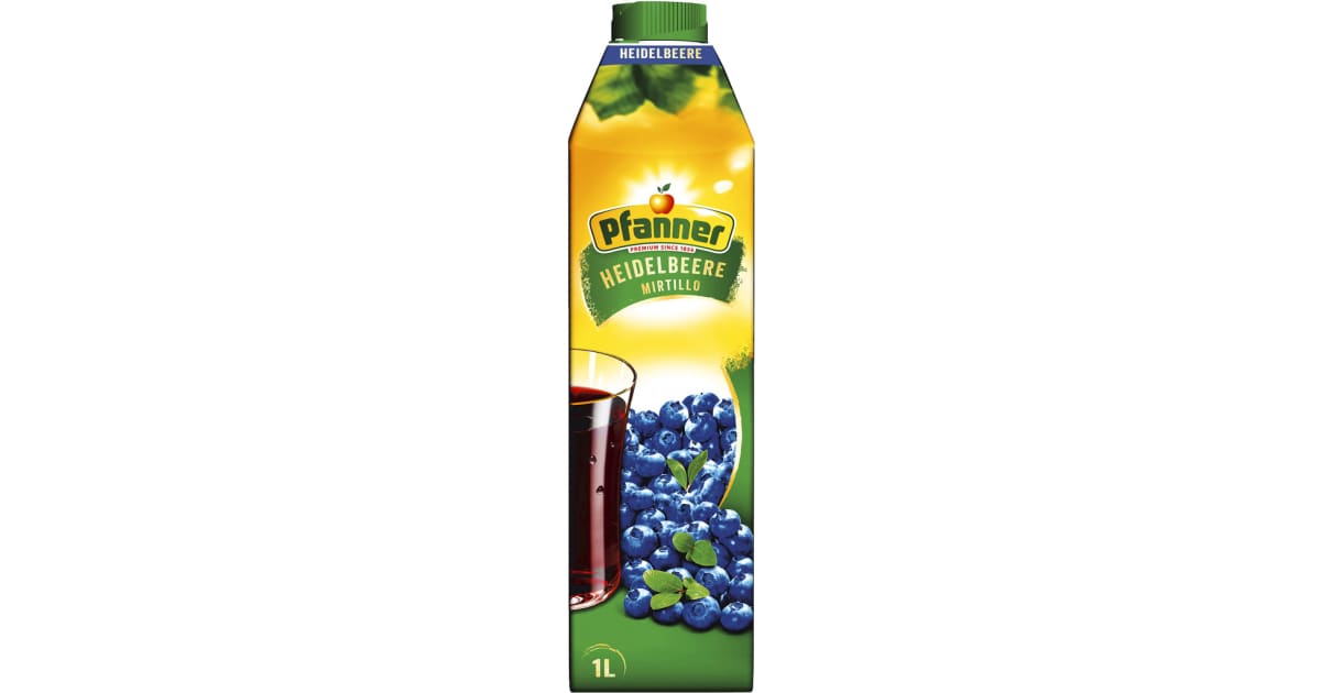 Pfanner Heidelbeere 1,0 Liter (Einweg)