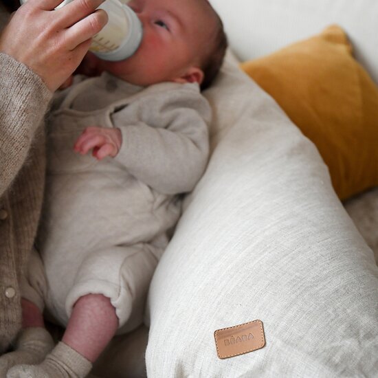 Coussin d'allaitement Big Flopsy™Lin   Naturel        de               Béaba