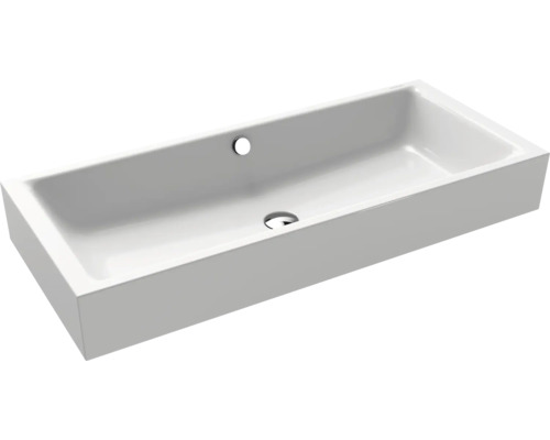 KALDEWEI opzetwastafel PURO S 90 x 38,5 cm alpinewit glanzend met emaillelaag 909206003001