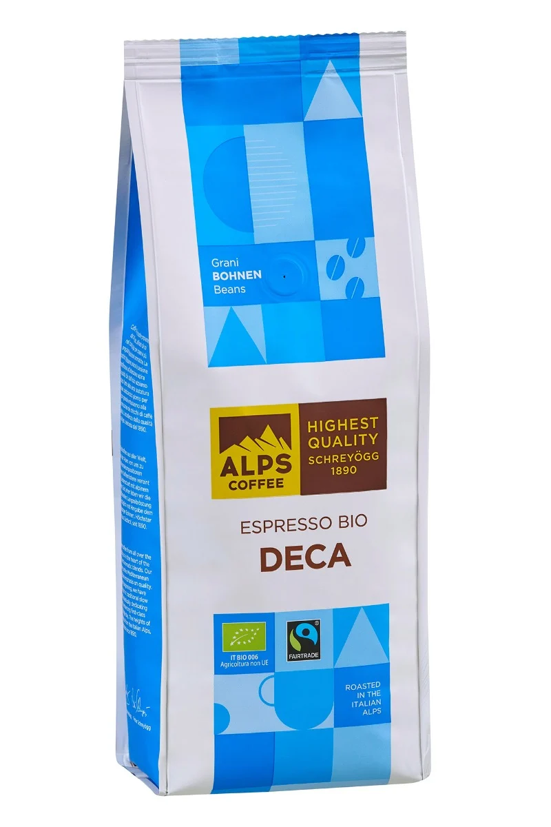 Alps Coffee Espresso Decaffeinato Bio 500g