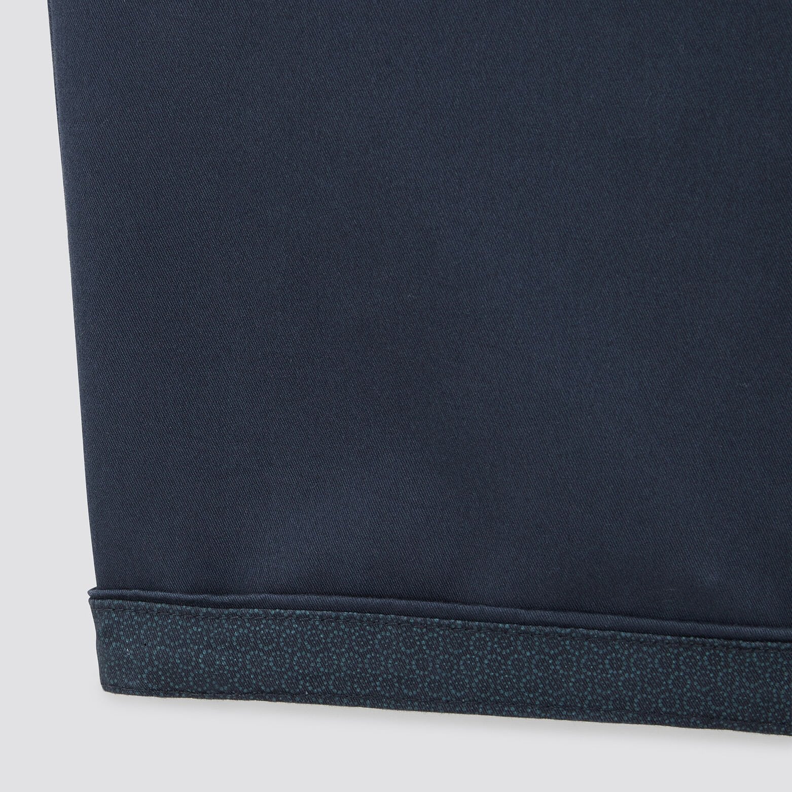 Bermuda chino uni avec ceinture Bleu foncé