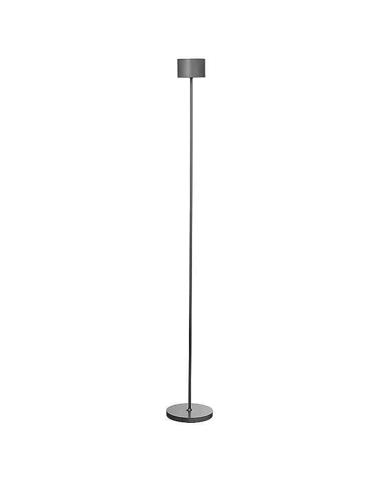BLOMUS Mobile LED Stehleuchte FAROL 115cm Burned Metal grau
