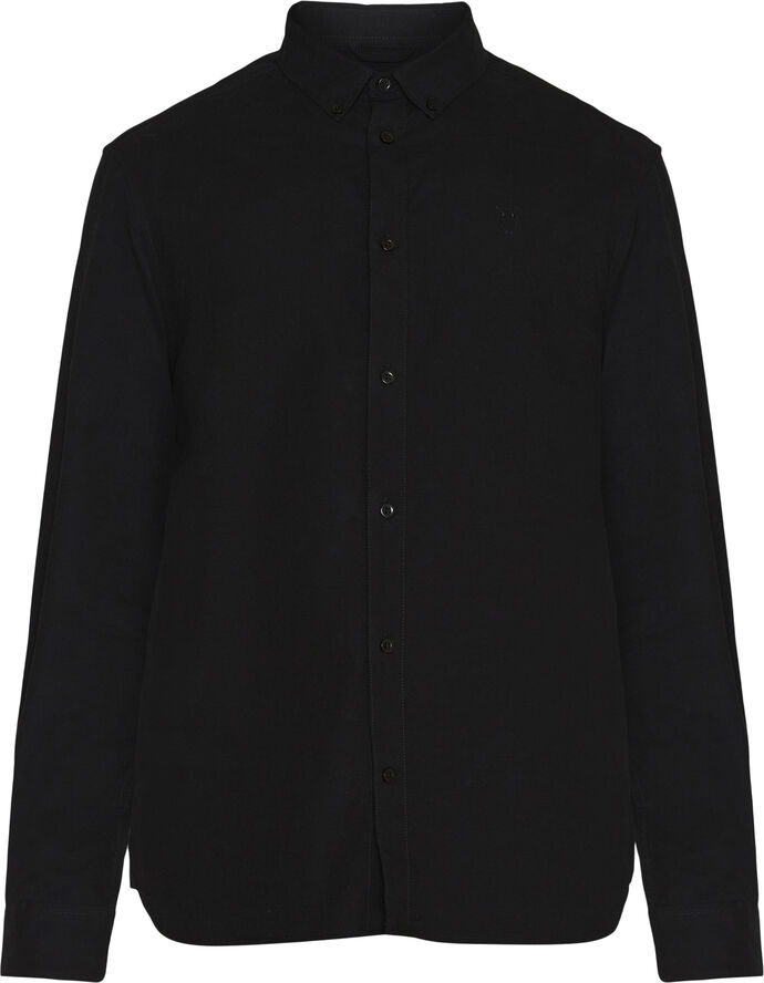 Knowledge Cotton Apparel Harald Small owl oxford regular fit shirt - GOTS/Vegan 1300