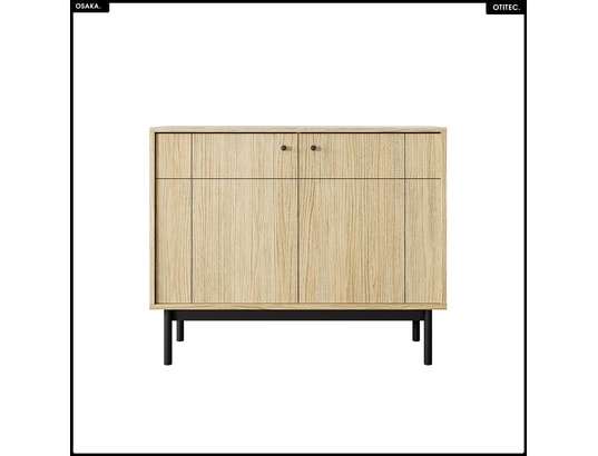 OTITEC - Commode – l.104 x h.83 x p.39 cm – osaka - chêne