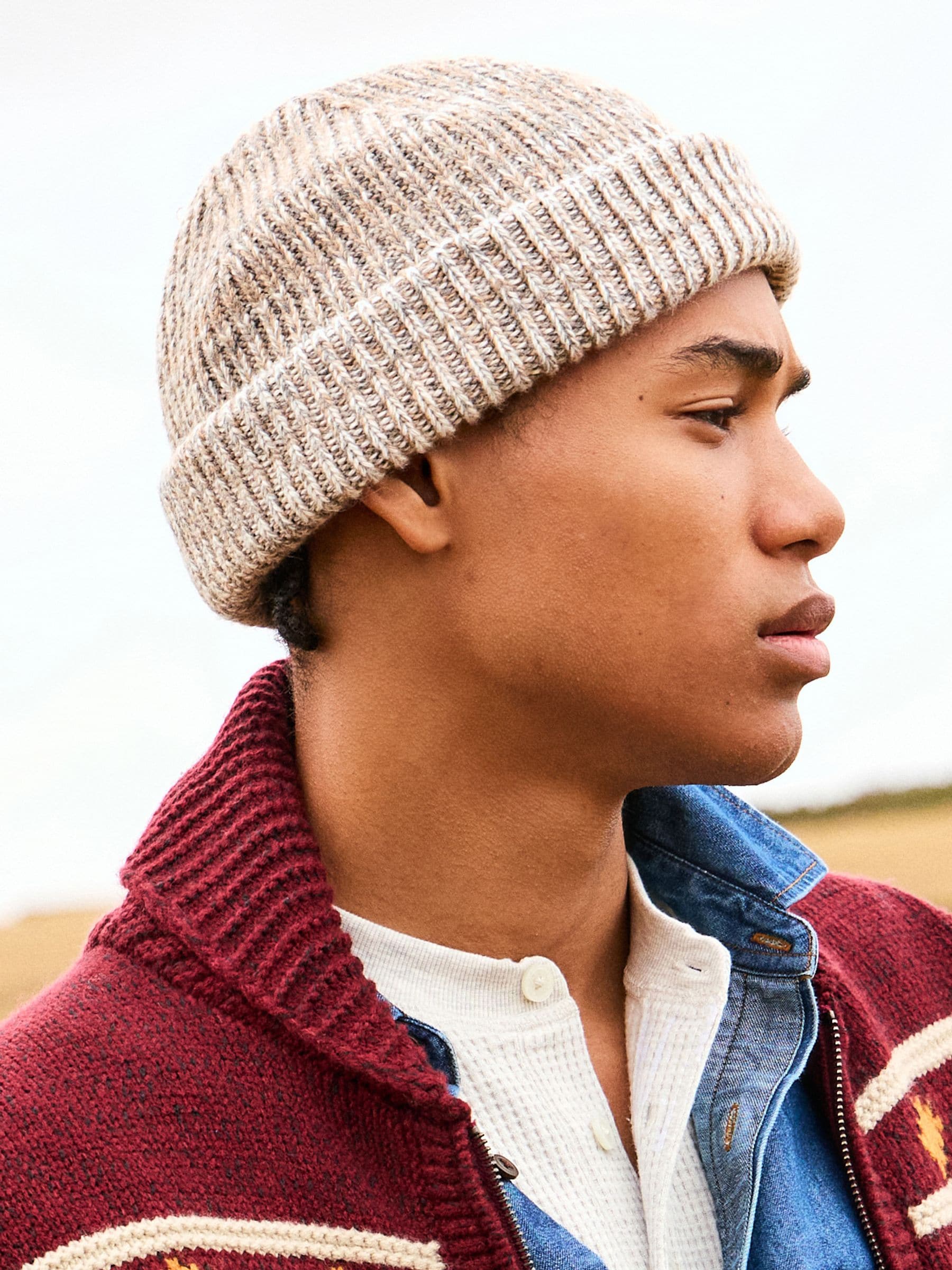 Naturel bruin - Beanie-muts