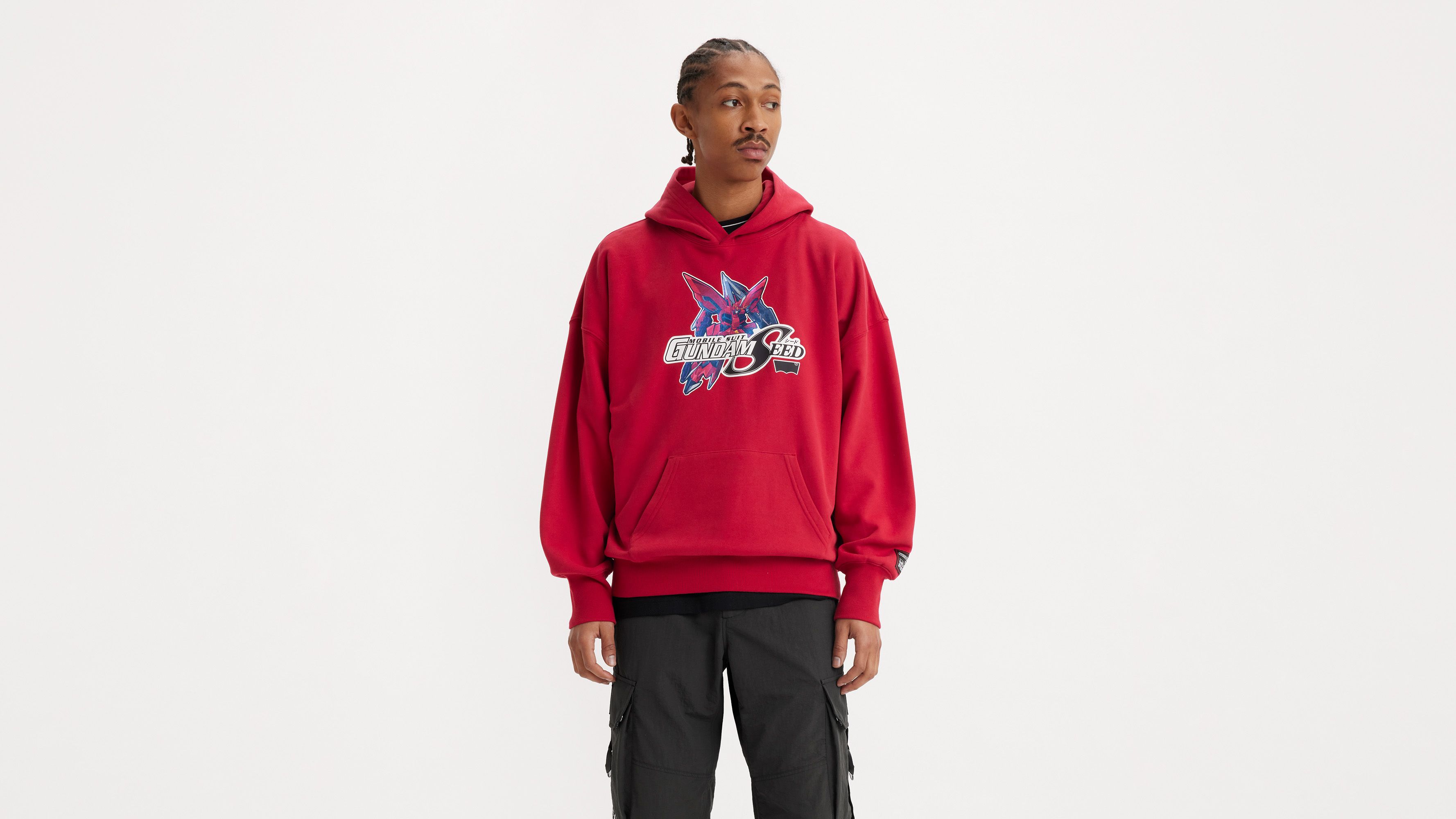 Sweat à capuche LEVI'S® x Gundam SEED - Aegis Red - Rouge