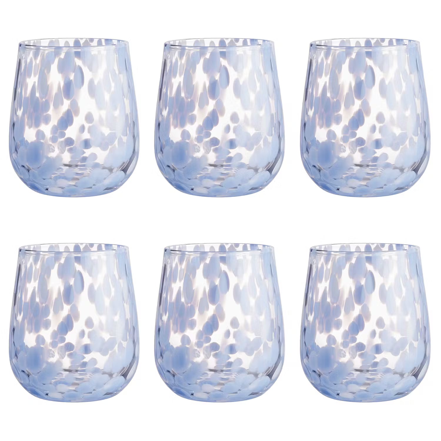 CONFETTI Trinkglas 6er-Set