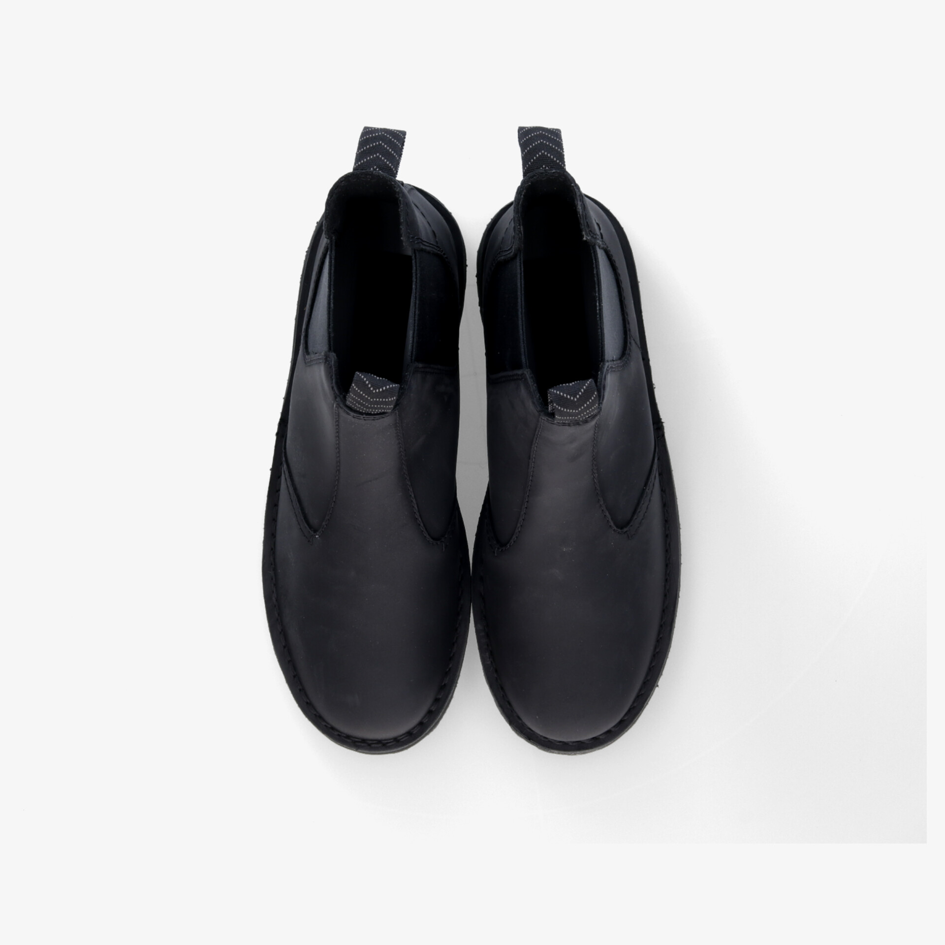 Clarks Solsbury Easy Black Leather Herren Chelsea Boots