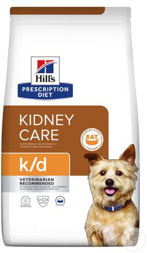 Hill's Prescription Diet k/d Kidney Care Aliment Chien Au Poulet 1,5kg