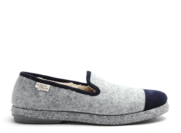 La maison de l espadrille chaussons homme 6867 4 bleu
