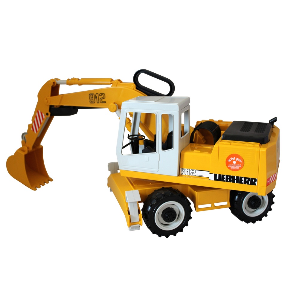 Bruder Man TGA Baustellenfahrzeug mit Liebherr-Bagger