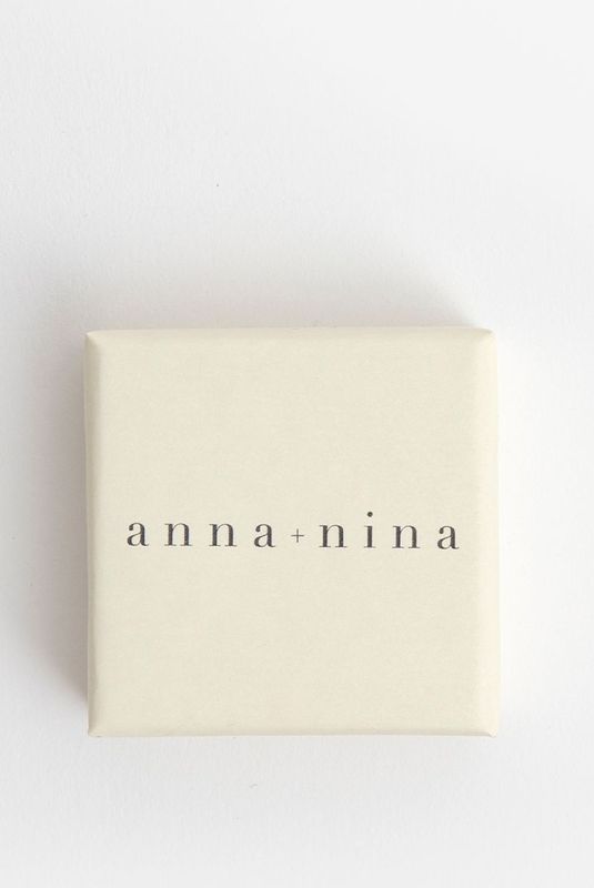 Anna+Nina - Heart Beat - Ketting - Gold Plated - Rood Geëmailleerd Hartje