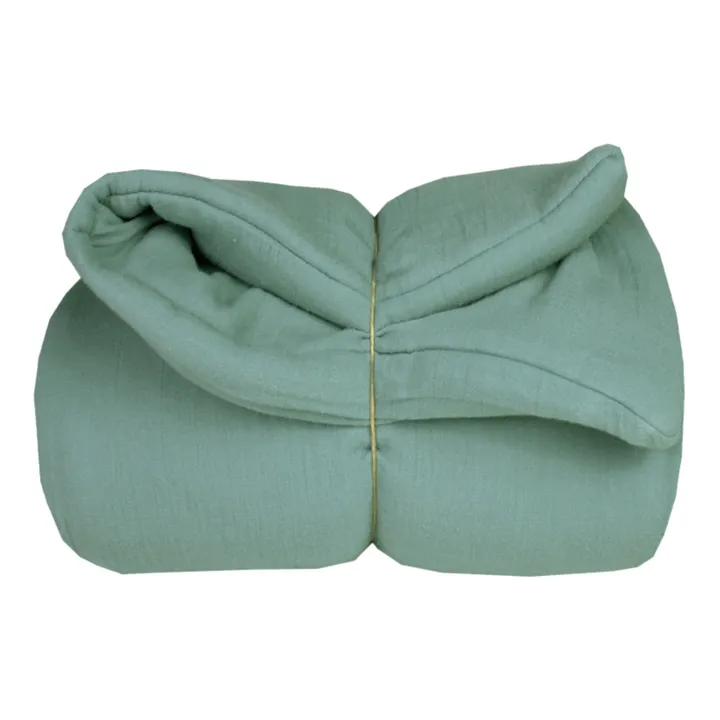 La Petite Collection Edredon en gaze de coton bio | Vert Tilleul