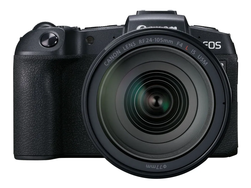 Canon EOS RP - Digitalkamera - spejlløst - 26.2 MP - Full Frame - 4K / 25 fps - 4.3x optisk zoom RF 24-105 mm F4 L IS USM objektiv - Wi-Fi, Bluetooth - med Canon Mount Adapter EF-EOS R