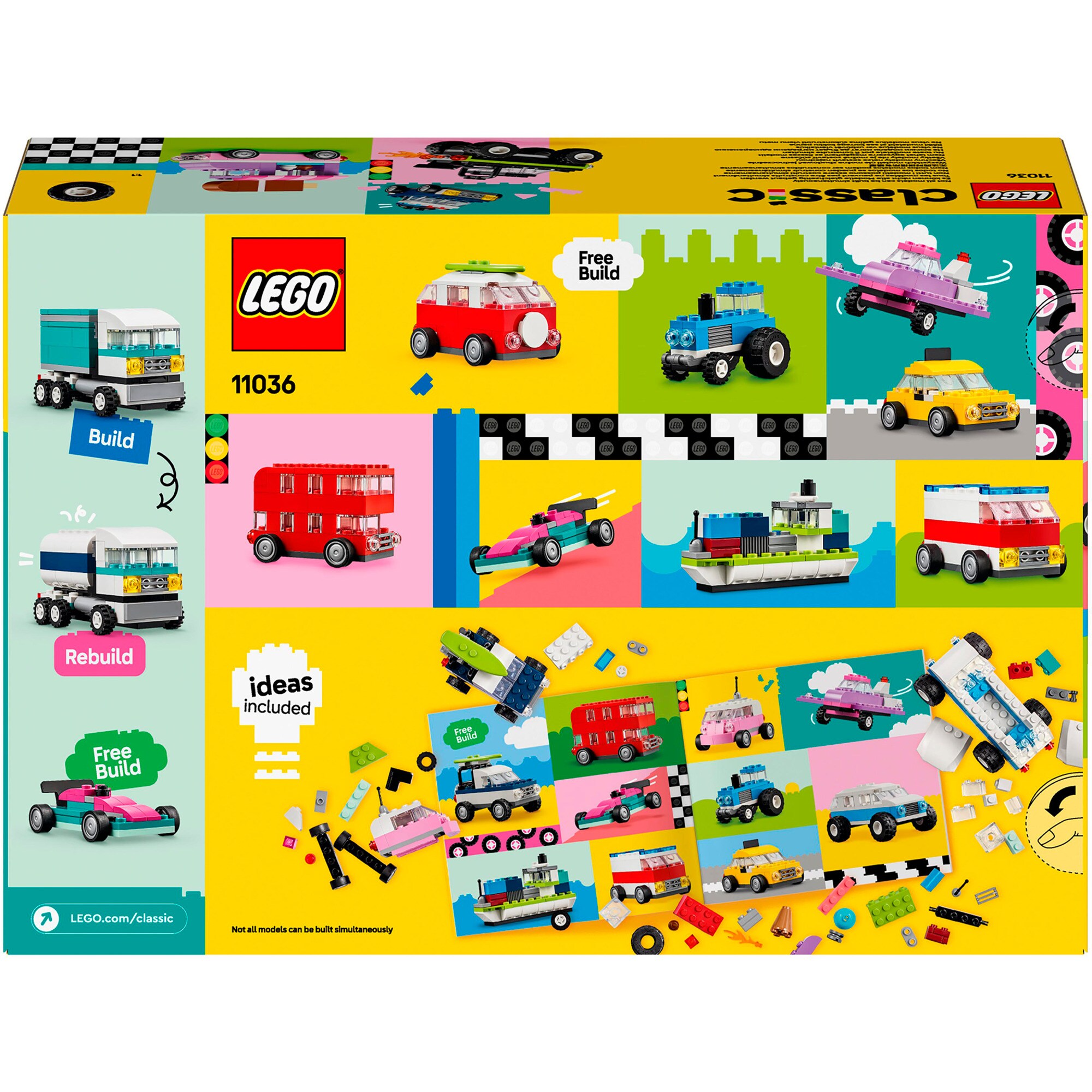 LEGO Konstruktionsspielzeug Classic Kreative Fahrzeuge