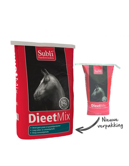 Subli Dieetmix - Paardenvoer - 20 kg