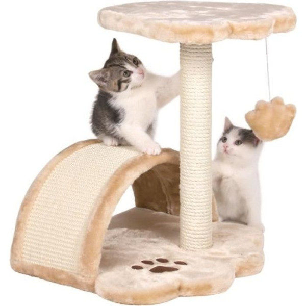 Poteau grattoir pour chat junior vitoria 43 cm beige
