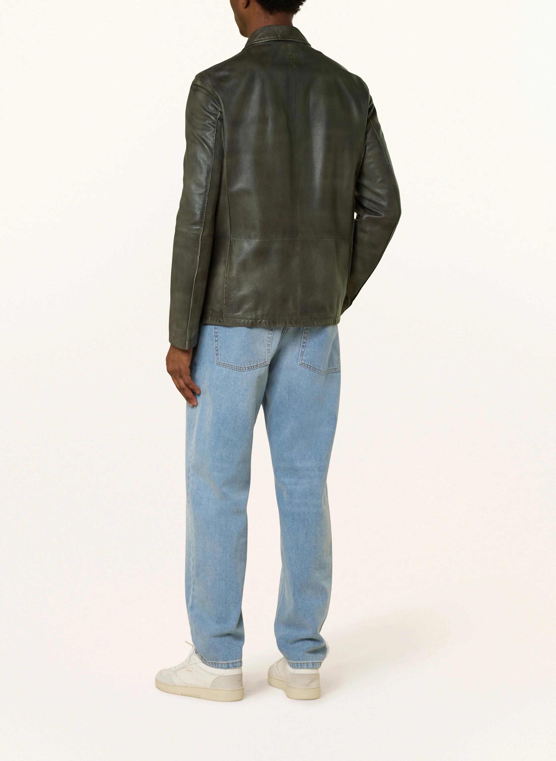MILESTONE Lederjacke MSHAMPTON