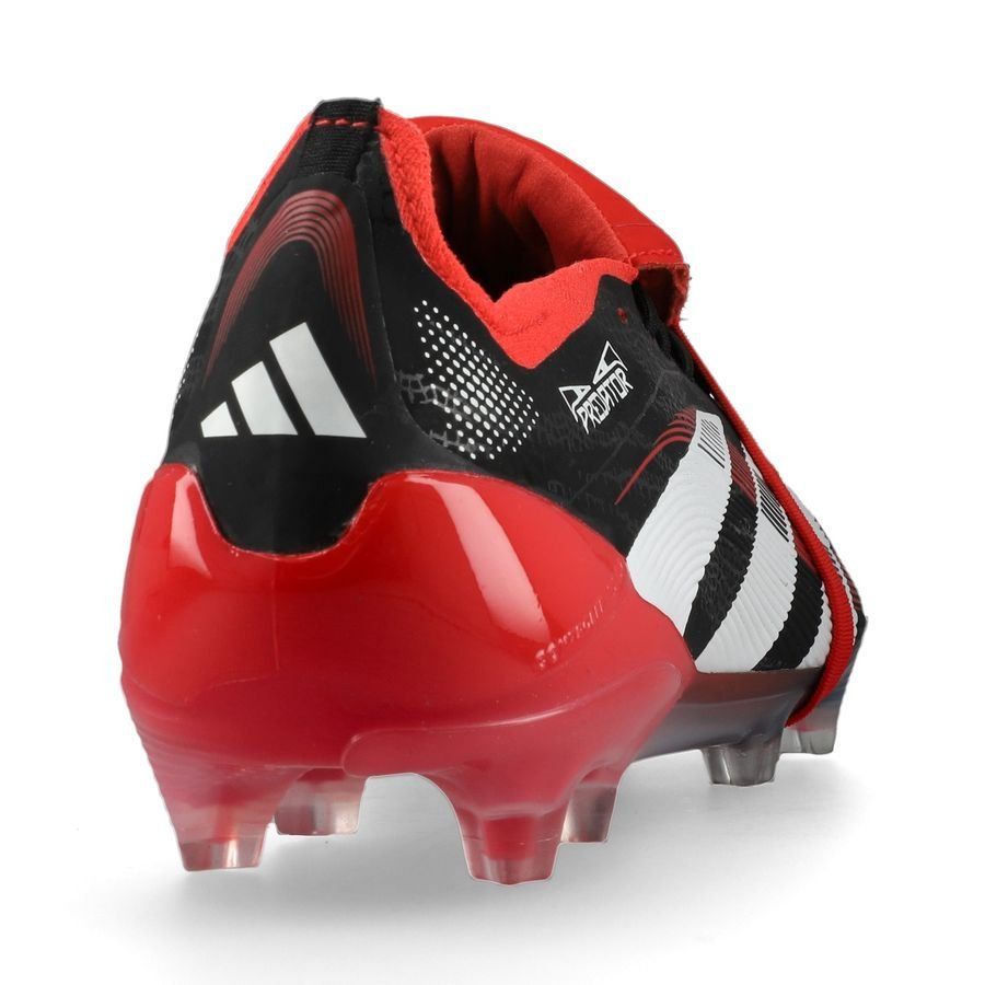 adidas Predator Elite Fold-over Tongue FG Moments - Noir/Blanc/Rouge ÉDITION LIMITÉE