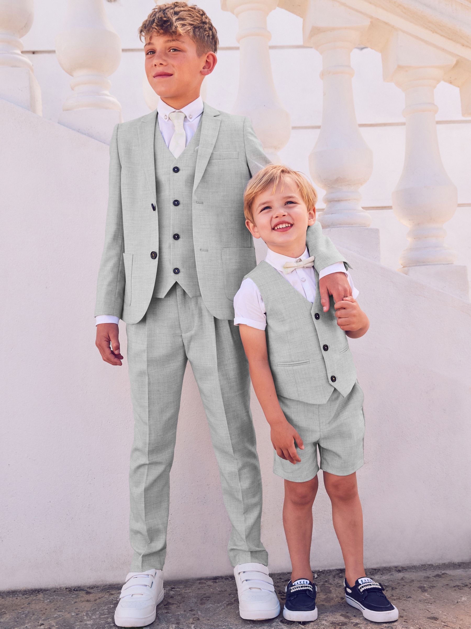 Grijs - Baker By Ted Baker kostuumbroek
